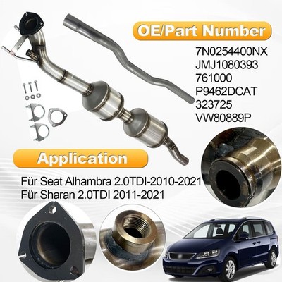 NEU Katalysator Dieselkat für Seat Alhambra 2.0TDI 10-21 VW Sharan 2.0TDI 11-21