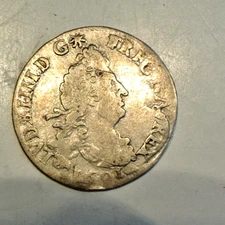LOUIS XiV 4 sols au 2 l 1691 B= ROUEN    SILVER  historique coin