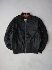 Urban Classics MA-1 Flyers Jacket Size L Black Flying Jacket Lightweight