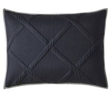 Mainstays Gray Diamond King Shams, 2 pack