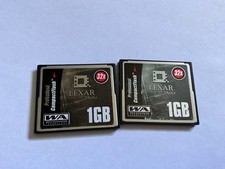 Lot 2pcs 1gb Lexar MADE USA Compactflash CF I memory card CF NIKON CANON