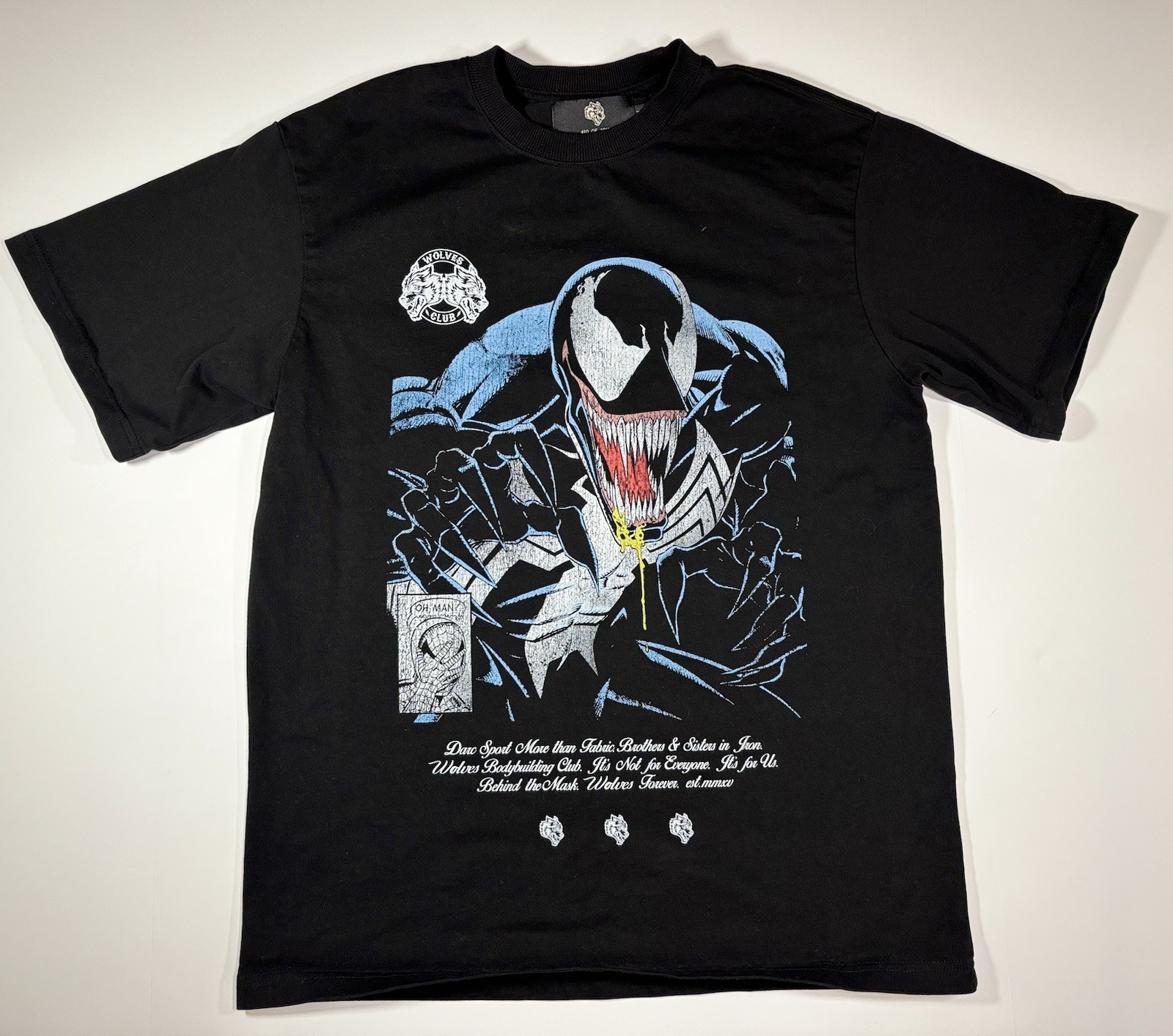 Darc Sport x Marvel Venom Premium Oversized Adult T-Shirt Size Medium