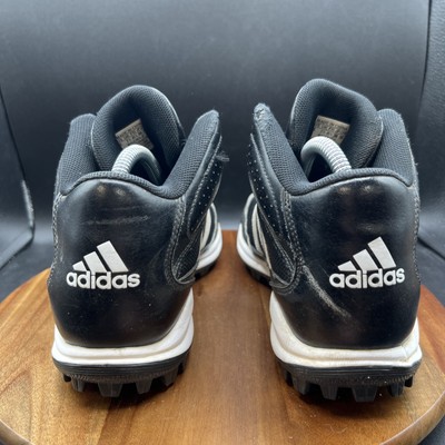 Adidas Men’s Size 8 Turf Hog LX Mid Football Cleats Black White Shoes G67095 Adidas Turf Hog LX Mid Football Cleats Black White G67095  main image 3