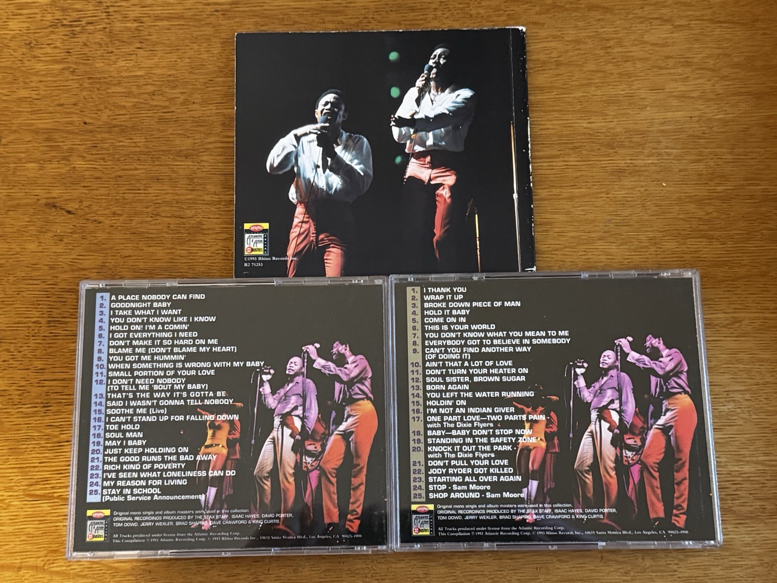 Sam & Dave Sweat 'n' Soul Anthology (1965-1971) 2xCD 1993 Rhino w/Booklet