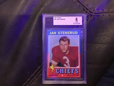 1971 Topps Jan Stenerud #61 Beckett 6