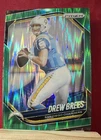 2025 Panini Prizm Football Green Flash Drew Brees #266
