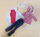 Vintage Barbie Miss Suzette Red & White Picnic Set With Hat & Shoes!