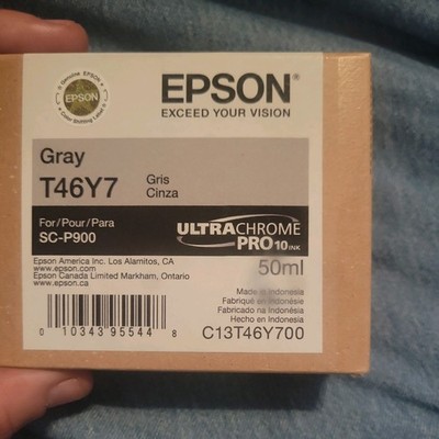 Nib T46y7 Epson Gray Ultrachrome Pro 10 For Sc-p900 Ink Cartridge Exp 05-2026