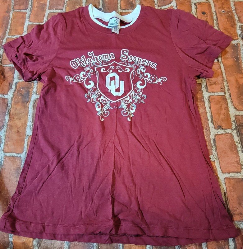 Creative Apparel Womens OU Oklahoma Sooners Shirt Sz Medium