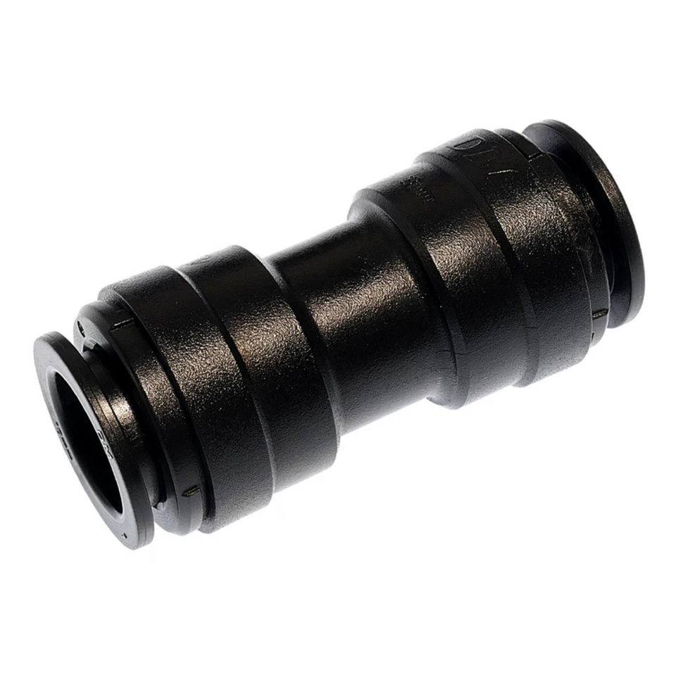 DMT Gerader Steckverbinder GSK 15, Ø innen 15 mm Schwarz Kunststoff Rohrverbinder