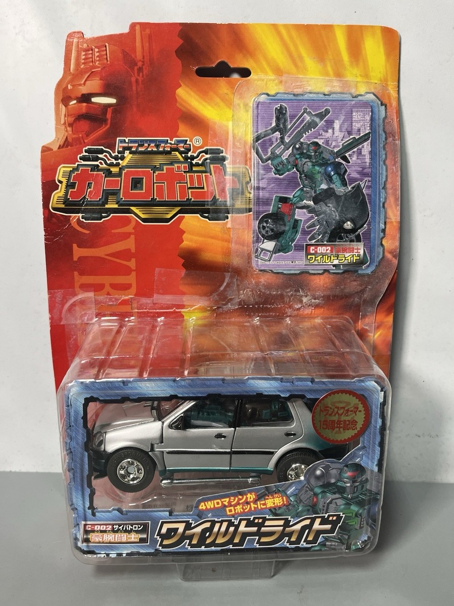 Takara 2000 Transformers RID Car Robots C 002 Wildride X-Brawn NEW