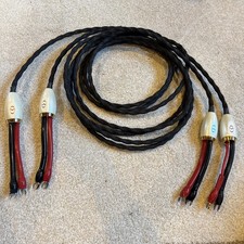 Monster Cable Sigma Retro Gold - 12 Ft Pair.Spade - Spade. - Price Drop! -