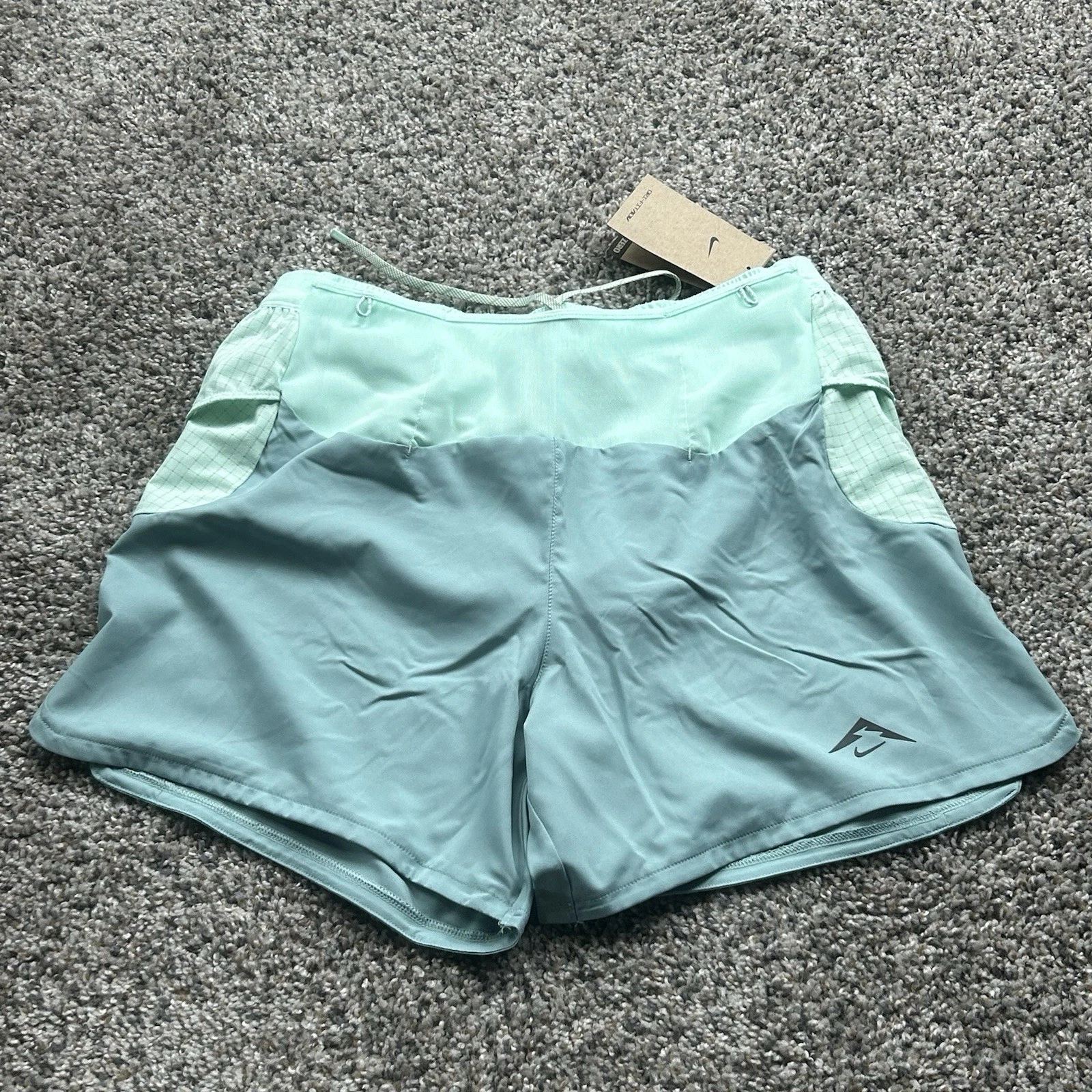 Nike Trail Second Sunrise 5” Lined Running Shorts Blue Mens Small HJ3572-017
