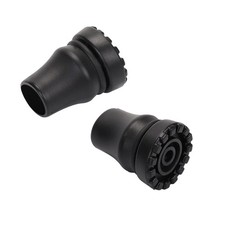 2-Pack Rubber Cane Tips 3/4 Inch 5/8 Inch 7/8 Inch Heavy Duty Walking Cane Tips,