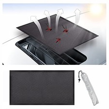 Car Sunroof Sunshade,Sun Shade Magnetic Net,Car Roof Cover,Breathable Large