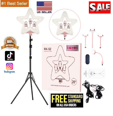20'' Ring Light professional Live Streaming Selfie Star Shaped wireless Remote X