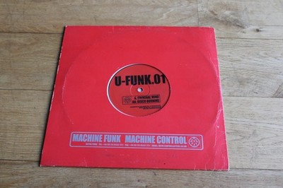 Leo Laker Criminal Mind - Ultra Funk U-FUNK-001 10'' Vinyl Techno DJ - VG