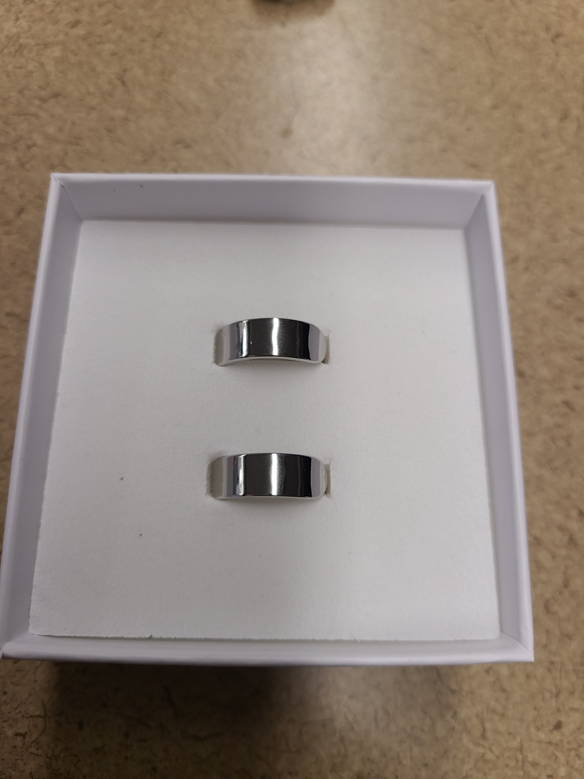 Calmi Ring 2 Ring Set Silver/Silver - image 1