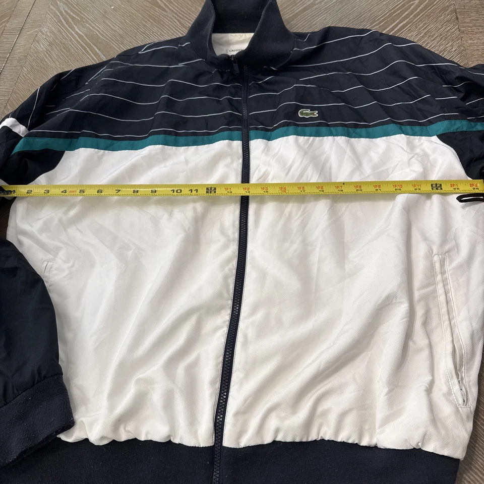 Lacoste Sport windbreaker Jacket Mens 2XL Full Zip Track Athletic 2XL - Image 2 of 4