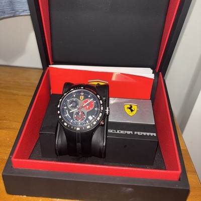 Ferrari Chronograph 150th anniversary watch with box & manual