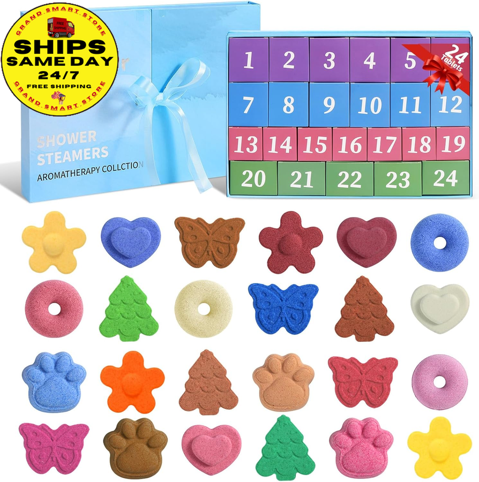 Advent Calendar 2024 Adult, Shower Steamers Advent Calendar 2024 Women