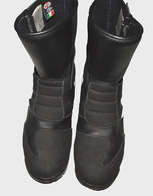 JOE ROCKET MENS SZ 9 43 EU BLACK FAUX LEATHER MOTORCYCLE  display picture 2