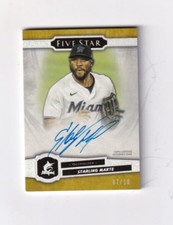 2021 STARLING MARTE TOPPS FIVE STAR AUTOGRAPH  07/10  NEW YORK METS / MARLINS