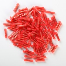 100 pcs Red NYLON Wire Butt Connector Crimping Terminals 22-18 Gauge