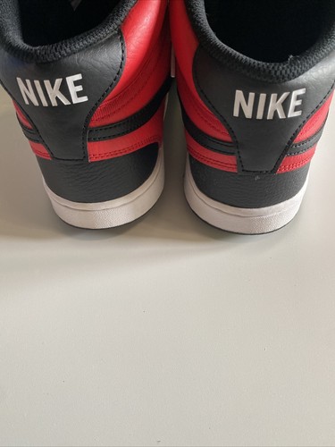 Size 9.5- Nike Men’s Court Vision Mid Satin Red 2022 - Picture 4 of 18