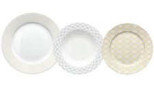 ANDREA FONTEBASSO SERVIZIO PIATTI 52 PEZZI 12 POSTI IN PORCELLANA - COSMO ARGO