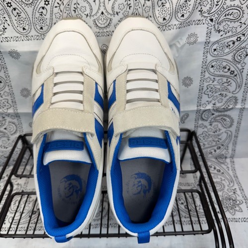 Vintage Diesel Gunner On Leather Slip On Sneakers Shoes Men’s 8.5 Hook & Loop - Picture 7 of 10