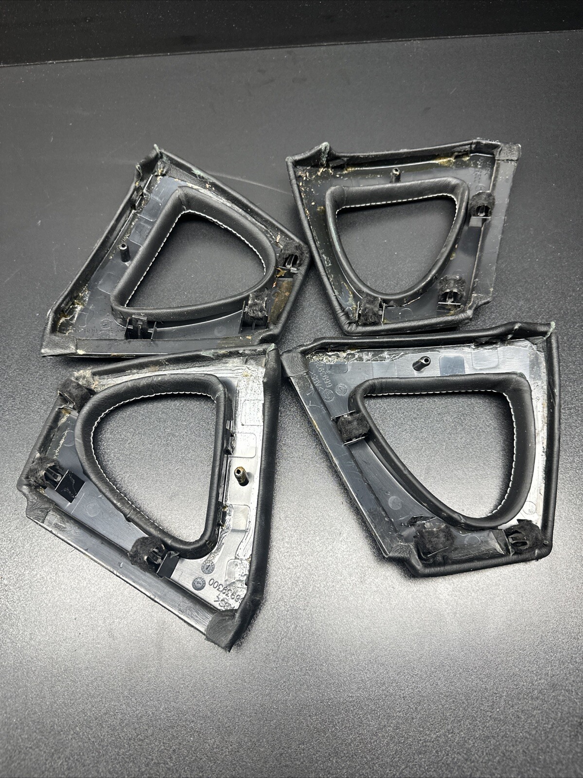 03-12 MASERATI QUATTROPORTE M139 INTERIOR DOOR PANEL HANDLE TRIM SET OF 4