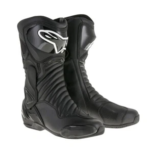 Alpinestars SMX 6 V2 Black Motorcycle Motorbike Boots Sports Track