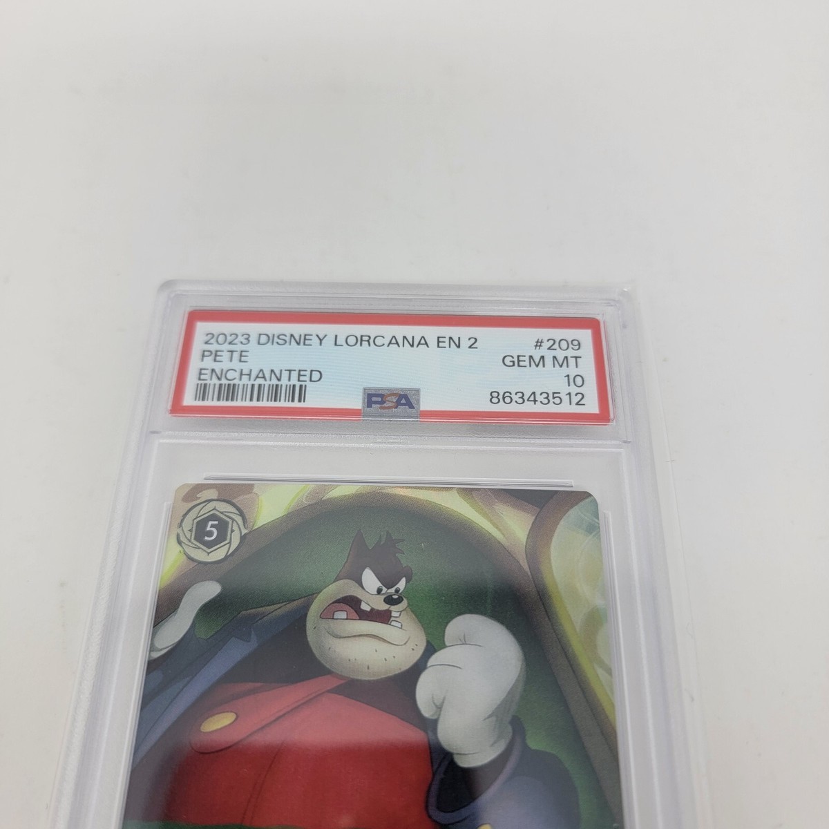 PSA10 Disney Lorcanaピート #209 2023 Disney Lorcana EN 2 Enchanted #209 Pete - PSA 10 GEM