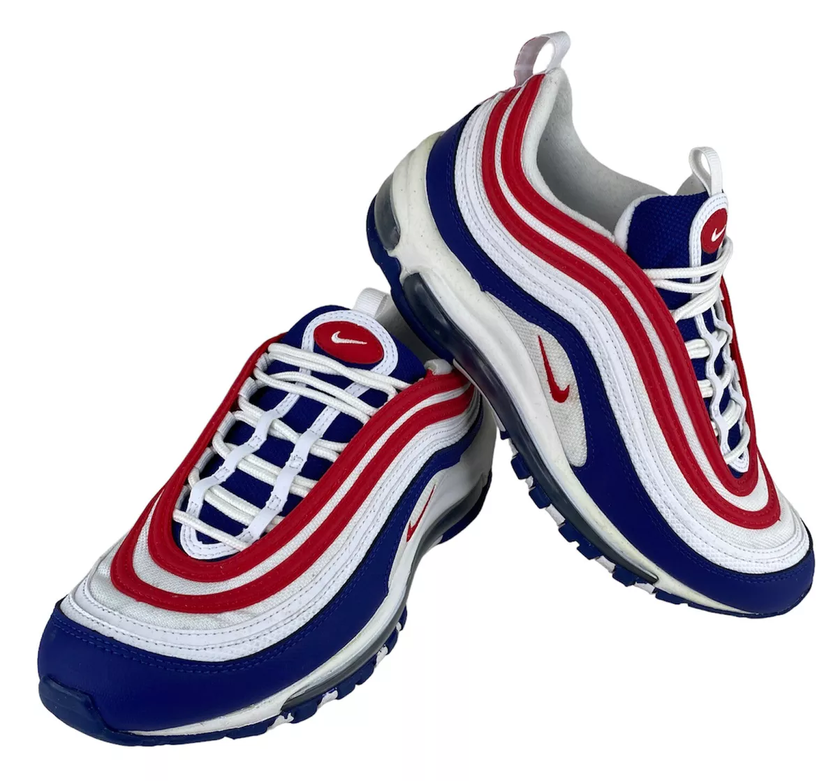 Nike Air Max 97 USA Americana CW5856 100 Sneakers Size 7Y Youth Womens 8.5