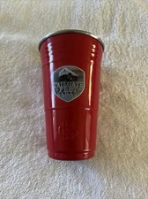 Wyld Gear 24 oz Insulated Stainless Steel Cup Tumbler Red TAILGATE FEST, No Lid