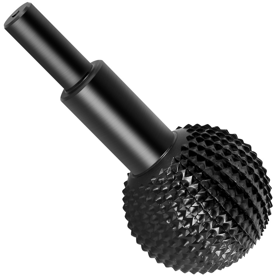 Sphere Rotary Burr Carbon Steel Wood Carving Burr 10mm Shank Rotary