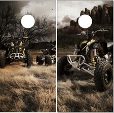 ATV Dusk Cornhole Wrap Bag Toss Skin Decal Sticker