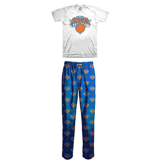 NWT NBA NEW YORK KNICKS Boys Basketball Lounge Pants Tshirt Pajama Set Size 4 eBay