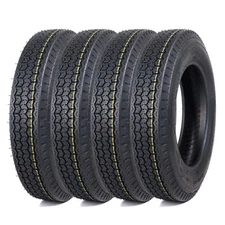 4 HALBERD 4.80-12 Trailer Tires 6PR 4.8x12 Highway Boat Camper Tire  Heavy Duty