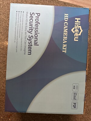 Hiseeu PTZ Security Camera System 4HD405 5MP 4-Kit  WK-10V-4HD405-AT - White