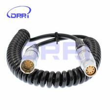2B 8 pin Male to 8 pin Female Coiled Power Cable for Arri Alexa Mini Camera
