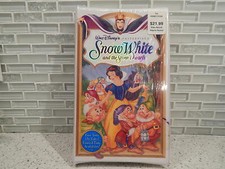 Factory Sealed Snow White and The Seven Dwarfs Disney VHS Tape Brand New