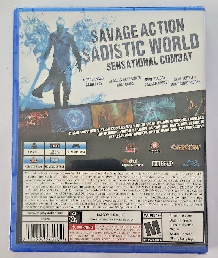 DmC: Devil May Cry Definitive Edition PS4 Brand New Game (2015 Hack & Slash) - Image 3 of 3