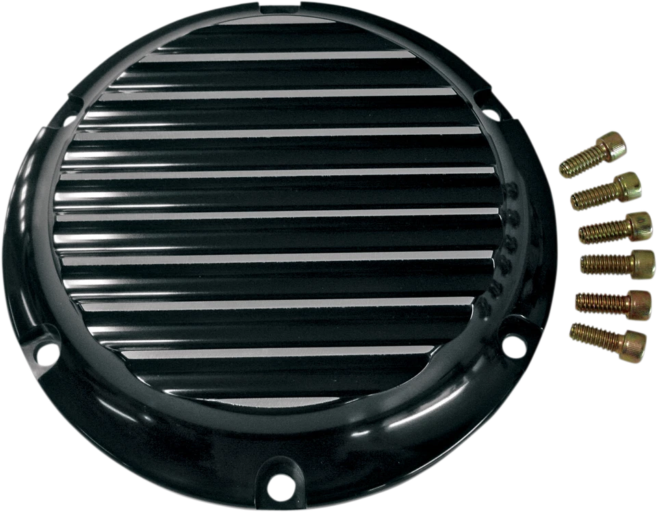 Capa Derby Joker Machine preta com finas para Harley Sportster XL 04-21 - Imagem 2 de 2