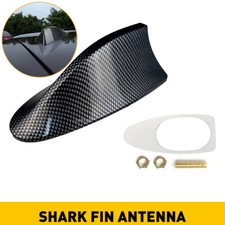 Universal Car Black Shark Fin-Roof Antenna Radio FM AM Aerial Signal Booster UK