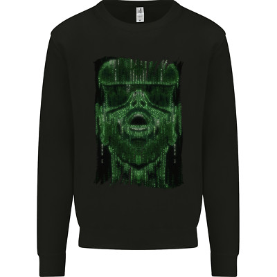 VR Man Virtual Reality Gaming Gamer Herren Sweatshirt Pullover