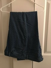 Women's/Teen's Pants Blue with White Polka Dots Size 10