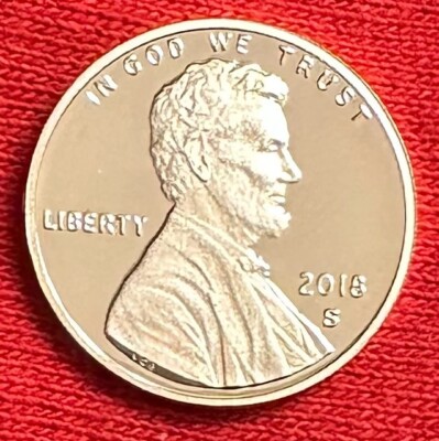 2018-S  **PROOF**  LINCOLN CENT - NICE COIN - L@@K AT PICTURES!!!!!
