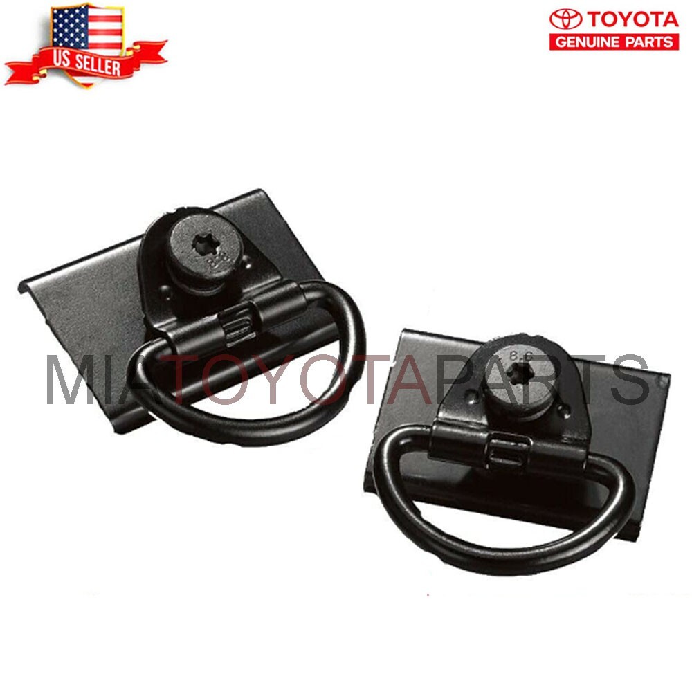 2 PC OEM Genuine Toyota Tacoma Accessory Cargo Bed D-Ring